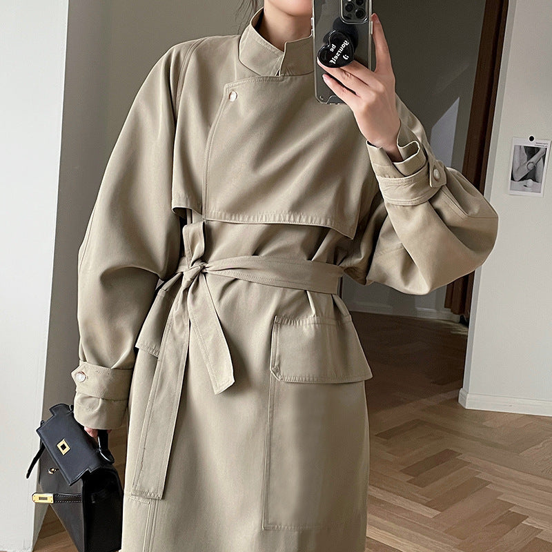 Women's Long Fashion Trench Coat