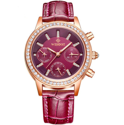 Multifunctional waterproof ladies watch