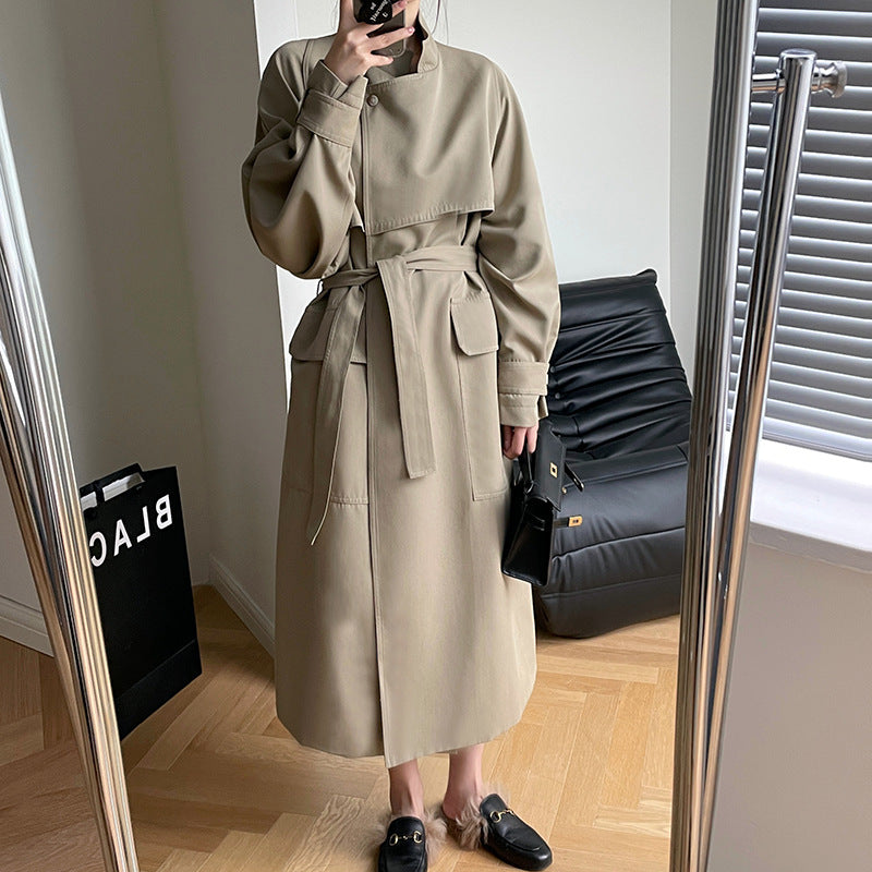 Women's Long Fashion Trench Coat