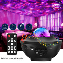 Star Projector, Galaxy Projector for Bedroom, Music Speaker Sound Activated