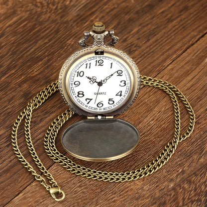 Steampunk U.S.S Constitution 1797-1997 Quartz Pocket Watch